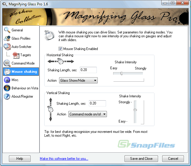 screenshot of Magnifying Glass Pro