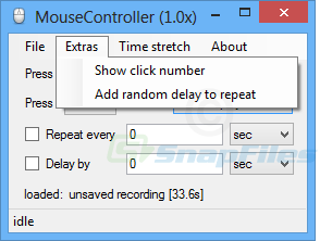 screenshot of Mouse Controller