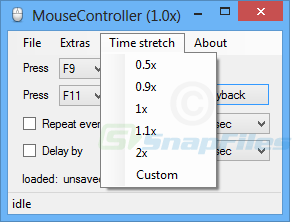 screenshot of Mouse Controller