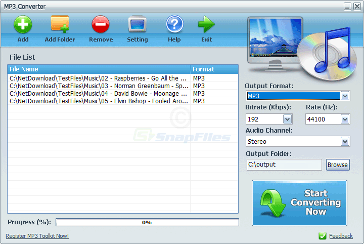 screenshot of MP3 Toolkit