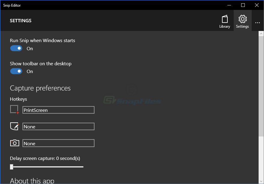 screenshot of Microsoft Snip