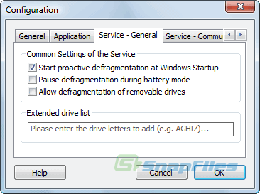screenshot of mst Defrag (Home Edition)