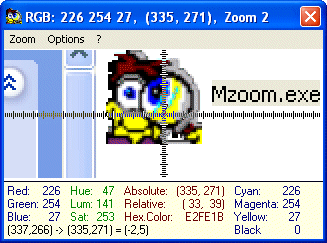 screen capture of MouseZoom