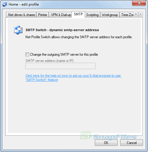 screenshot of JitBit Network Switcher