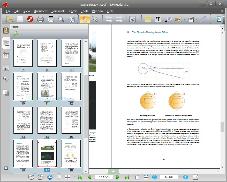screenshot of Nuance PDF Reader