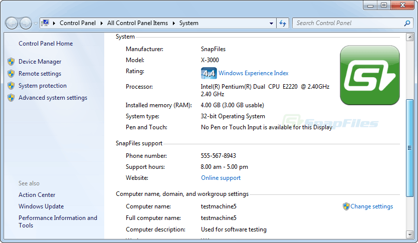 screenshot of OEM Configurator