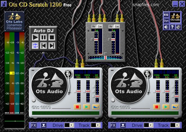screen capture of Ots CD Scratch 1200 Free