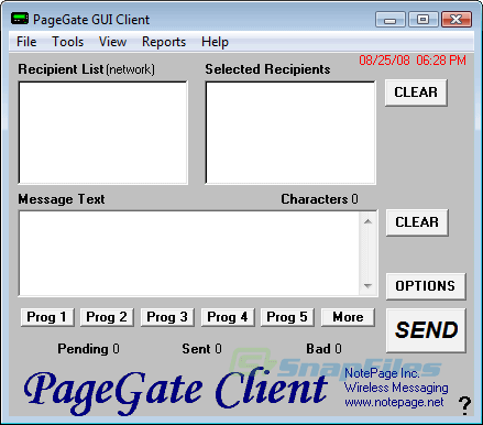 screenshot of PageGate