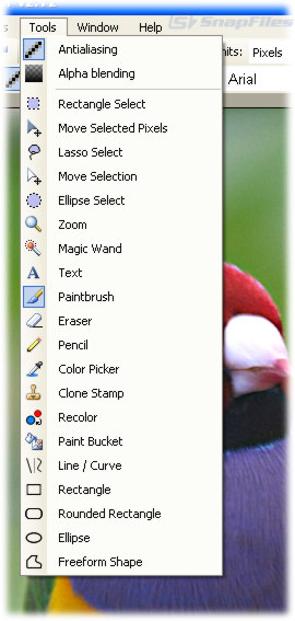screenshot of Paint.NET