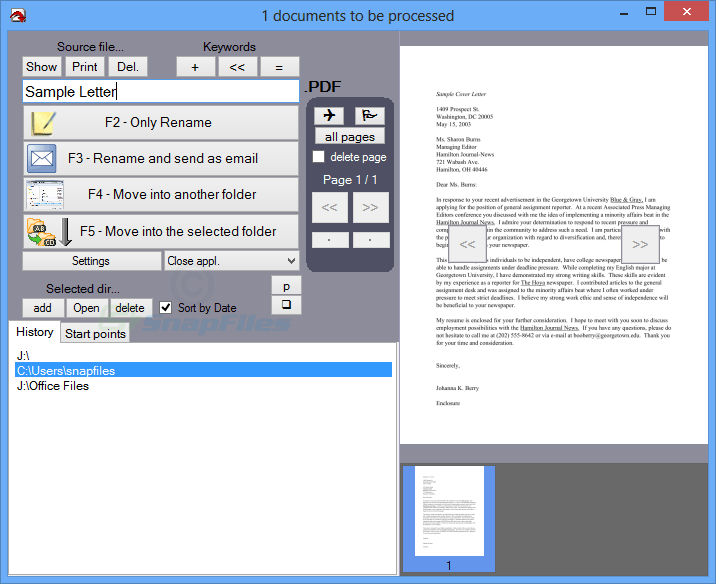 screen capture of PdfScanManager