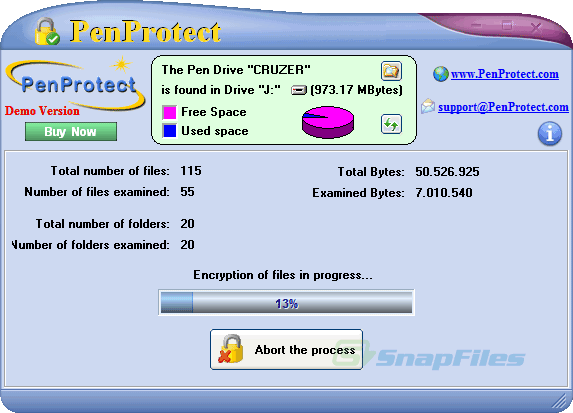 screenshot of PenProtect