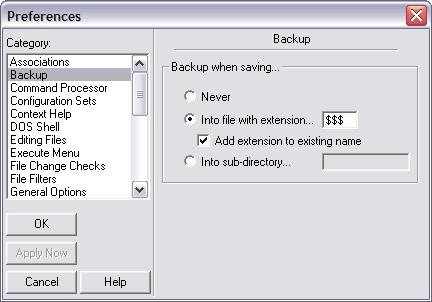 screenshot of Programmers File Editor
