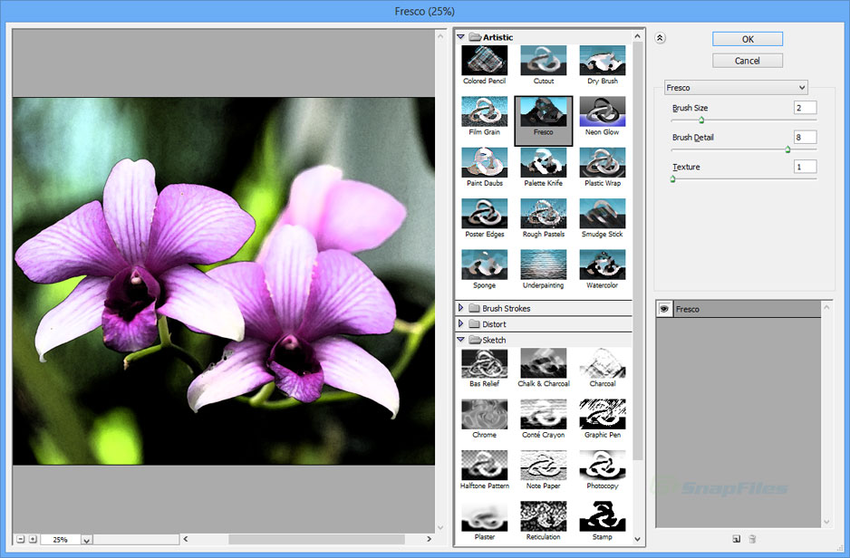 screenshot of Adobe Photoshop CS2
