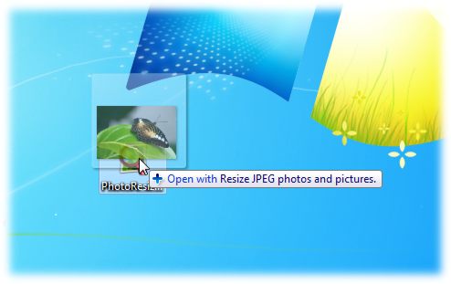 screen capture of Picture Resizer