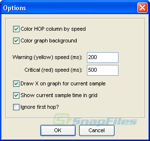 screenshot of Ping Plotter 1