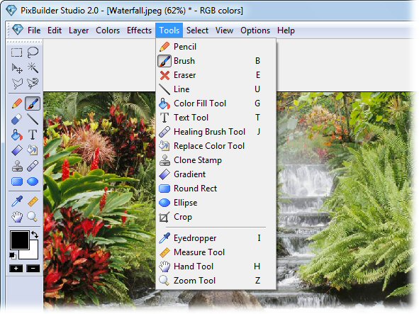 screenshot of PixBuilder Studio