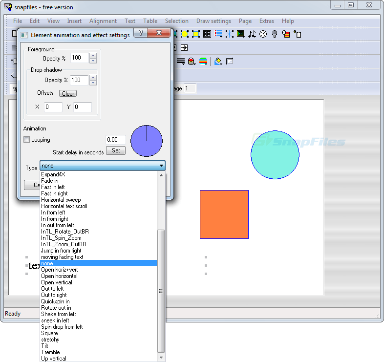 screenshot of Powerbullet Presenter