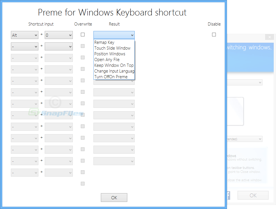 screenshot of Preme for Windows
