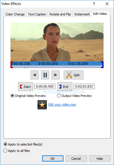 screenshot of Prism Video File Converter