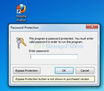 screenshot of Program Protector