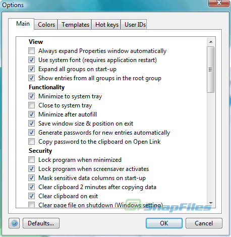 screenshot of Password Agent