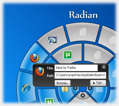 screenshot of Radian