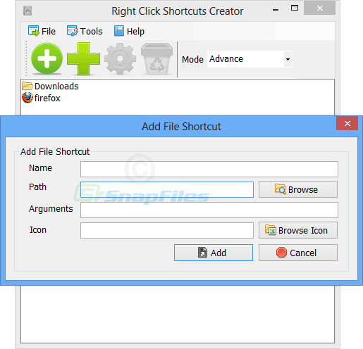 screenshot of Right Click Enhancer