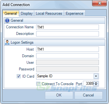 screenshot of Remote Desktop Organizer