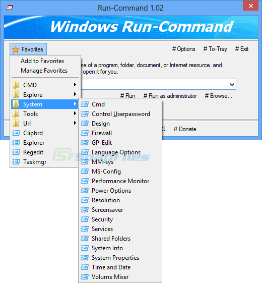 screenshot of Run-Command