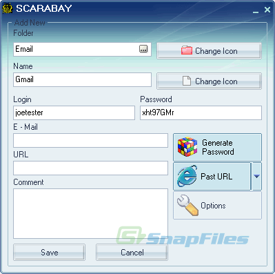 screenshot of SCARABAY