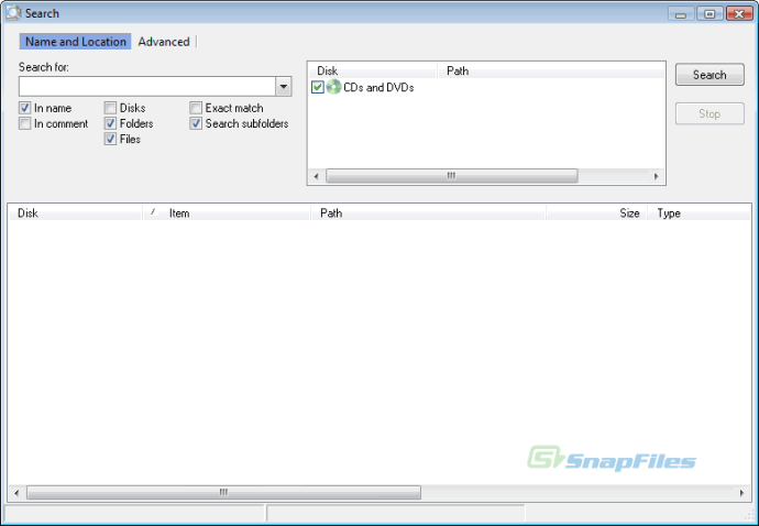 screenshot of Smart CD Catalog Professional