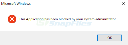 screenshot of Smart Windows App Blocker