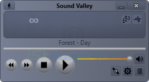screen capture of Sound Valley