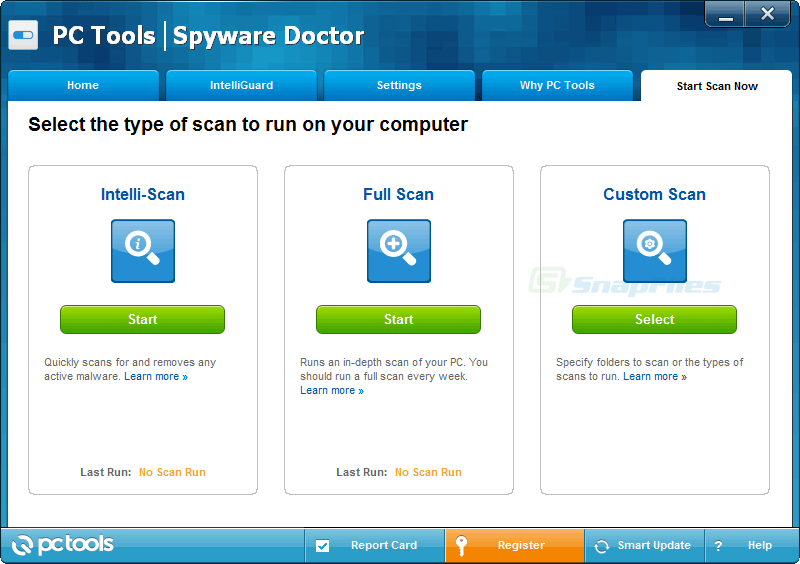 screenshot of Spyware Doctor (Demo)