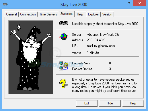 screenshot of Stay Live 2000