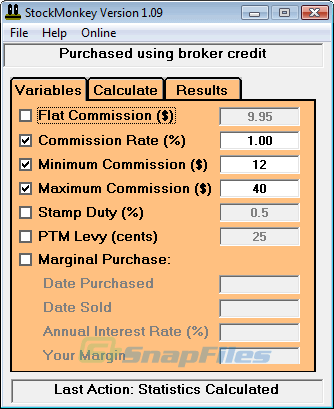 screen capture of StockMonkey