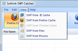 screenshot of Sothink SWF Catcher