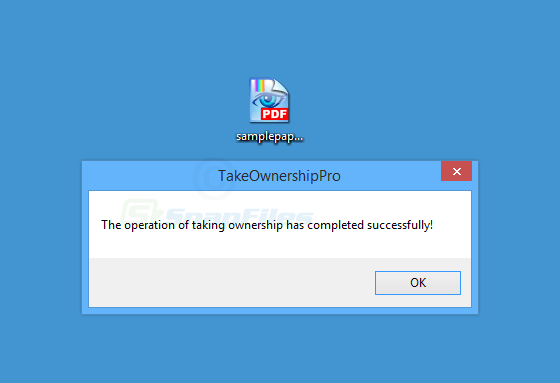 screenshot of TakeOwnershipPro