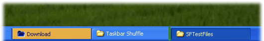 screen capture of Taskbar Shuffle