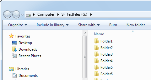 screenshot of Text 2 Folders