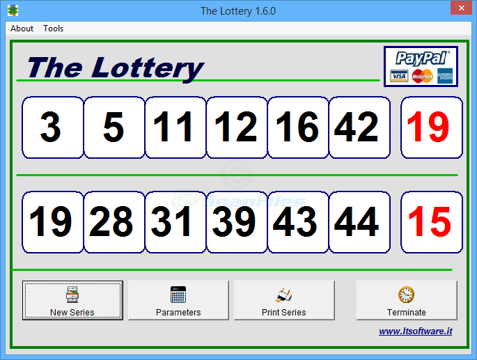 screen capture of The Lottery