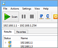 Advanced IP Scanner screenshot