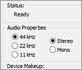 Audio Input Test screenshot