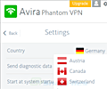 Avira Phantom VPN screenshot