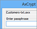 AxCrypt screenshot