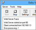 Baby Web Server screenshot