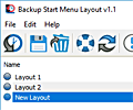 Backup Start Menu Layout screenshot