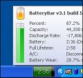 BatteryBar screenshot