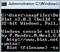 BLAT for Windows screenshot