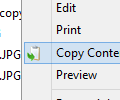 Copy Contents screenshot